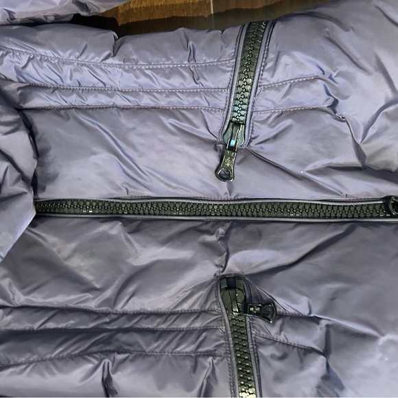 Women's Blue Puffer Jacket - Picture 5 of 6